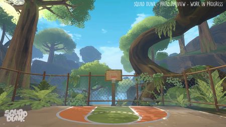Squad Dunk jungle court screenshot.